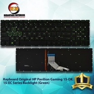 Keyboard Laptop Original HP PAVILION GAMING 15-DK 15-EC BL (Green)