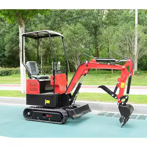 Mini excavator 1 ton minibagger Kubota 1 euro Gardening tools small diggers Chinese excavator excava