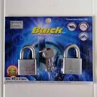 BUICK KEYALIKE PADLOCK 40MM 2PCS