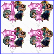 Encanto Aluminum film digital combination cartoon balloon kids birthday theme party decoration