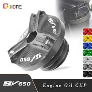 For Suzuki SV650 M20*2.5 Aluminum Oil Filter Cup Engine Plug Cover Parts SV650 SV650S SV 650 S 2003-