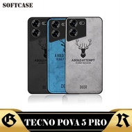 TECNO POVA 5 PRO Case Cover DEER Motif Canvas