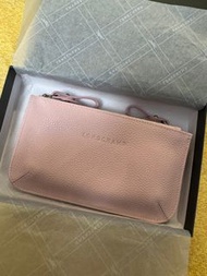 全新Longchamp 銀包/小包 連盒