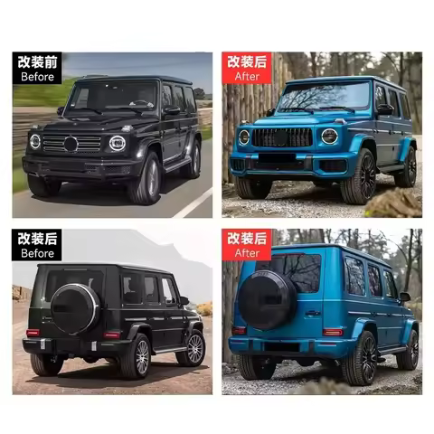 New Arrival W464 G Class Upgrade to W465 G63 Body Kit Facelift Car Bumpers for Mercedes-G63 G450 G50