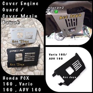 MESIN Cover ENGINE GUARD HONDA PCX 160 VARIO 160 COVER ENGINE Protector Bottom ORIGINAL