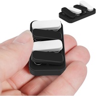 Metal Fidget Slider EDC Fidget Clicker Fidget Toys Adults (Black & White) 68VG