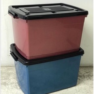 95L storage box with 4 wheels