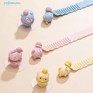 ROFOMON Toilet Lid Lifter, Cartoon Animals Self-Adhesive Toilet Lid Opener, Cute Non-slip Anti-dirty Avoid Touching Toilet Lifting Device Water Closet