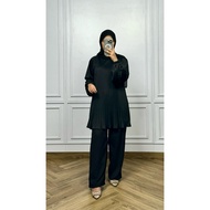 Plisket TUNIC Tunic Blouse Muslimah Tunic Raya Tunic Muslimah Long Tunic
