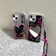 🖤ส่งจากไทยใน24ชม.🖤เคสไอโฟน 14 13 12 11 Pro Max เคส iPhone 11 พกง่ายๆ รูปหัวใจ griptok การป้องกันการตก Case