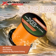 MATEER X8 PE Saltwater Fishing Line, 300/500 Meters, 8 Strands, Super Strong Bite-Resistant Line, St