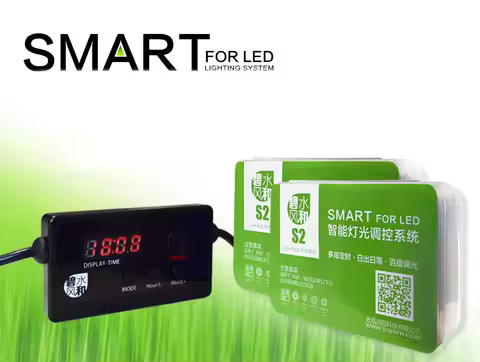 Smart LED controller infinitely variable dimmer sunrise sunset compatible Chihiros A series RGB plus