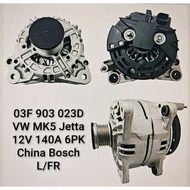 (03F903023D) Alternator Volkwagen Golf Mk5, Jetta 1.4 12V 140A 6Pk C/P Bosch Type <L, FR>