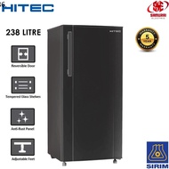 ♘Hitec Single Door Fridge 238 Litre With Manual Defrost HTRF238✽