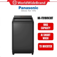 Panasonic NA-FD180V3BT / NA-FD180W3BT 18KG Inverter & Hot Wash Top Load Washer