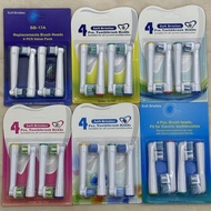Kepala Berus Gigi Elektrik Oral-B Serasi Braun Oral-B D12/D100P2000 Kepala Berus Gantian Universal