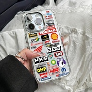 Car Label Premium Light Luxury Phone Case Suitable for iPhone xr 11promax 12pro 13promax 14plus 15pr