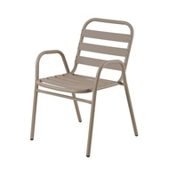 HomePro เก้าอี้เหล็ก  NELLY สีโทป แบรนด์ SPRING