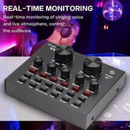 SoundCard V8 Bluetooth Audio USB External Sound Card V8 Mixer / Taffware V8 Soundcard Audio Untuk HP