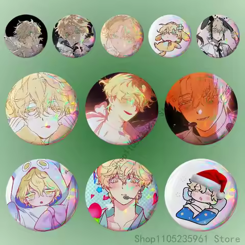 Luka A-Alien S-Stage Custom Badges 75mm 44mm 25mm Brooch Backpack Hat Pins Accessories Toys Valentin