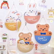 【GN704-001】Storage Wall-Mounted Bag Cute Girlish Heart Organize Home Waterproof Hanging Pocket Cloth