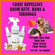SPRAY KUTU CAMAY REPELLENT PERCUMA SIKAT KUTU SPRAY KUCING ANJING ARNAB