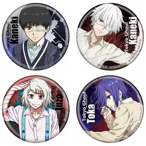 Tokyo Ghoul Ken Kaneki JUZO SUZUYA REI Touka Kirishima China Official Authorization Cosplay Badge