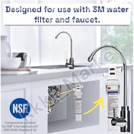 3M Under Sink DIY Drinking Water Filter Kit with 0.5µ AP2-C405-SG & 3M Lever Tap