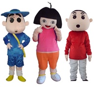 High quality Dora The Explorer Mascot Costume Crayon Shin-chan Nowara Shnnosuke Mascot Costume Fancy Dress