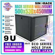 Wallmount Rack Server Sinorack 6U Depth 500mm Rack Server 6U Single Door