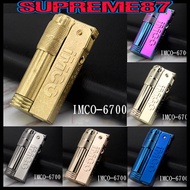 IMCO kerosene lighter 6700 stainless steel and brass grinding wheel windproof vintage kerosene light