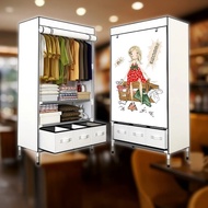 Simple wardrobe convenient storage cloth wardrobe 90*45*170CM (±2CM) QQO5