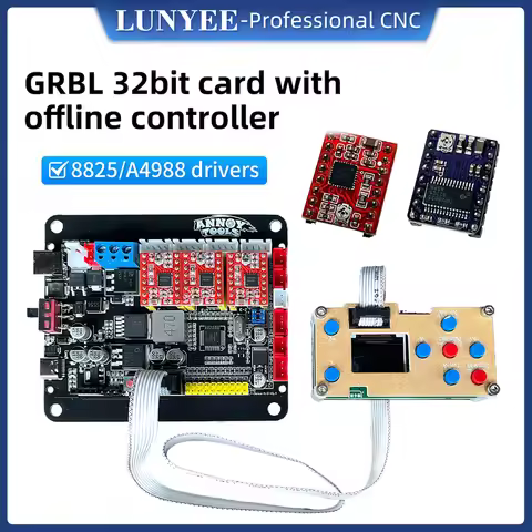 LUNYEE GRBL1.1 Controller CNC3018 3AXIS Driver Board Support Offline XYZ Limit Switch for CNC Router