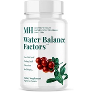 MICHAEL'S Health Naturopathic Programs Water Balance Factors - 120 Vegetarian Tablets - Helps Balanc