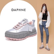 daphne silver thick bottom sports casual shoes (RS4172)