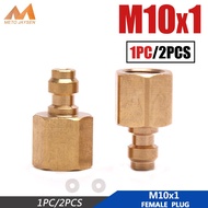 [Ready Stock COD] M10x1 8MM Female Plug Socket PCP Copper Quick Coupler Connector Fittings Air Refil
