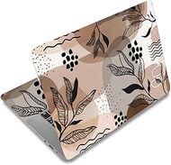 SUPERDANT Universal Laptop Skin Stickers Pack of 3 38 x 27 cm Boho Leaf Print PVC Cut to Size Cover 