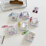 MINI Cartoon 2-inch Photo Album ID Photo Storage Keychain Album