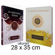 Alquran Jumbo Manula - Al Quran Besar Terjemah Terjemahan Lansia A3