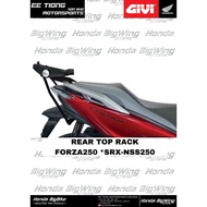 GIVI REAR TOP RACK *SRX-NSS250 FOR HONDA FORZA250 OFFER PROMOSI CLEAR STOCK