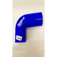 38mm to 51mm 38>51 mm 1.5">2" Forged Racing 90 degree Elbow Reducer Silicone Hose Blue