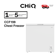 {FREE SHIPPING} CHIQ 239L Chest Freezer CCF199 Fridge Refrigerator Peti Sejuk
