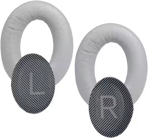 Lambskin Ear Pads Cushion, Replacement Sheepskin Earpads for Bose Quiet Comfort QC 35 II QC35 QC35ii