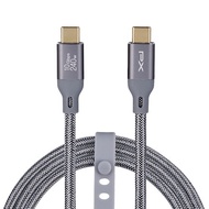 PX ACC3X-2G USB3.2 Gen2 Type-C Male PD240W 10Gbps Charging Transmission Braided Wire Iron Gray