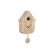 Karlsson Wall Clock Modern Cuckoo - Light Wood