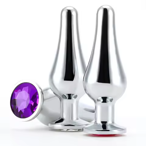 Runyu Metal Wear Outside Men and Women's Stainless Steel Annal Plug Dilation Adult Couple Masturbato