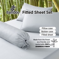thebeddingscompany Bamboo 4-in-1 Fitted Sheet Bedsheet Set