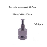 2pcs Adaptor Chuck Bor Impact 1/2 3/8 Adapter Converter Impact To Chuck Bor Adapter Impact Wrench