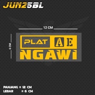AE NGAWI PLATE CUTTING STICKER JUN25BL JTR/