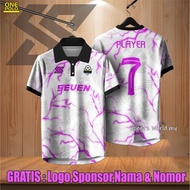 1Design Jersey futsal MAGIC MAGENTA printing baju lelaki Football Team Jersey custom name Football j